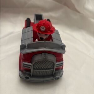 PAW PATROL MARSHALL'S FIRE FIGHTIN' FIRE TRUCK VEHICLE SPIN MASTER & Figure